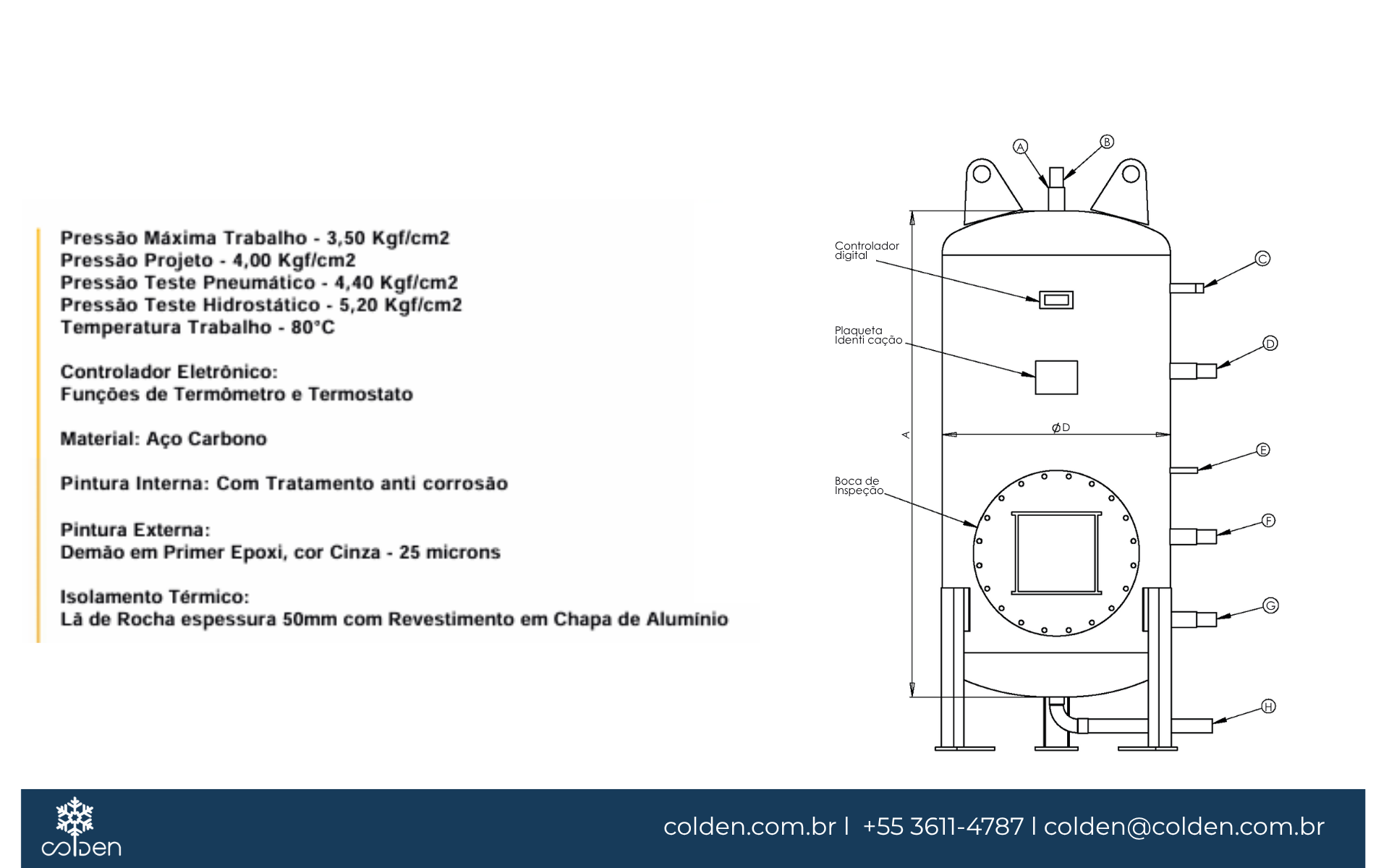 Boiler/Tanque de Água Quente - Imagem 3